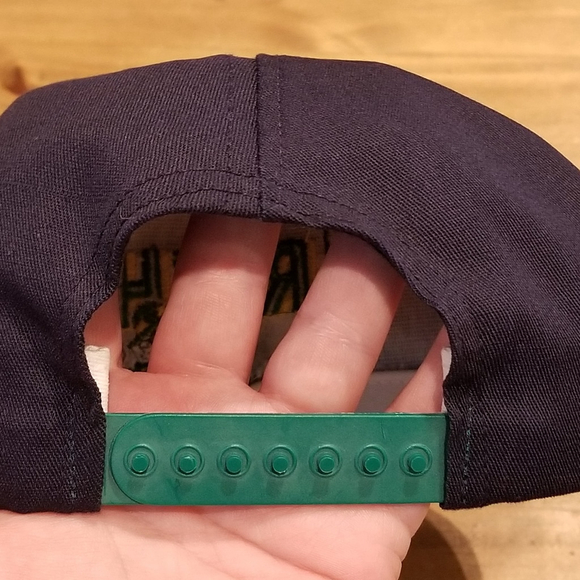 Vintage Notre Dame Fighting Irish Hat Snapback 90s Made USA Wool Blend NOS - Picture 10 of 10